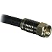 Philips SDW5200GN - RF cable - F connector (M) - F connector (M) - 3 ft - quad shielded coaxial - ( RG-6 )