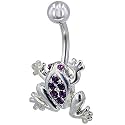 Purple Crystal Tree Frog February Jewelry