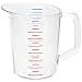 Rubbermaid Commercial Products FG321600CLR 1-Quart Bouncer Measuring Cup