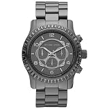 Michael Kors Unisex MK5542 Grey Stainless-Steel Quartz Watch with Grey Dial