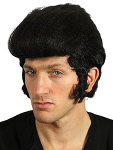 My Costume Wigs Men's Discount Elvis Wig (Black) One Size fits all