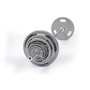 discount Troy VTX 300 lb Olympic Grip Weight Set With Bar and Collars for sale