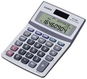 Casio MS-300M 3-LN DISPLAY SOLAR DESK CALCULATOR