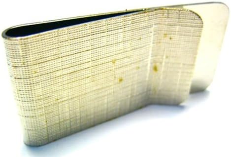 Brass US Navy Emblem on a Silver Money Clip