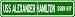 USS ALEXANDER HAMILTON SSBN 617 Street Sign - Navy Ship