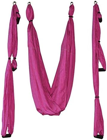 Yoga Swing, Nanoo Antigravity Meditation Hammock, Inversion Sling Aerial Flying For Trapeze, Pink