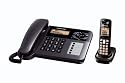 Panasonic KX-TG6461GT schwarz schnurgebundenes Telefon mit AB integrierter DECT-Basis und einem Mobilteil mit Ladeschale