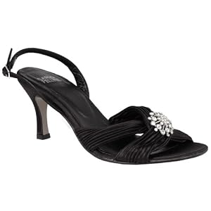 Buy Hard Satin Shoe with Rhinestone Adornment Evening Shoe - (Abigail) by Carlo Fellini