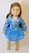 American Girl Doll Clothes Blue Skate Outfit