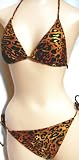 Dark Leopard Bikini Small Medium Large