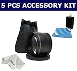 5 Pcs Kit For CANON 40D 50D 7D, Includes: 58MM High Definition Telephoto Le ....