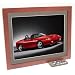 Living Images 12 Cherry Wood Digital Photo Frame & FREE 1GB SD Card