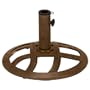 Astonica 50108004 Hammertone Bronze Cross Weave Cast Iron Umbrella Base
