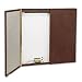 Quartet 851 Cabinet 48 by 48 by 24-Inch, Fabric/Dry-Erase/Porcelain/Steel, White/Mahogany Frame