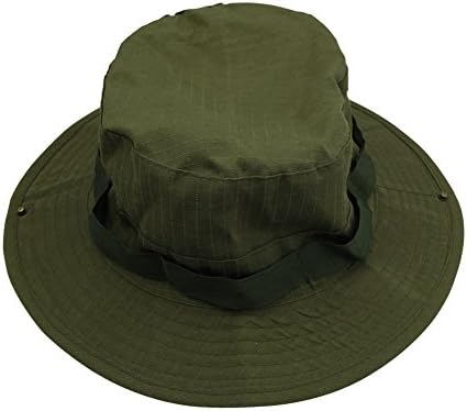 Hat Revery Combat Sun Hat Camo Ripstop Army Military Jungle Cap Hiking Fishing (AG)