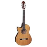 Dean Classical Solid-Top Acoustic-Electric Cutaway Left Handed Guitar