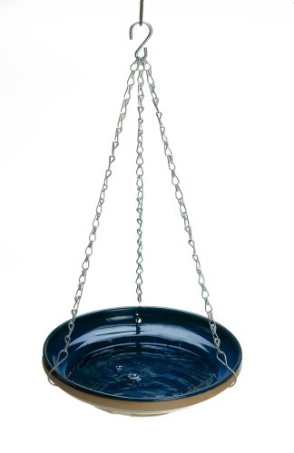 Chapelwood Glazed Ceramic Bird Bath