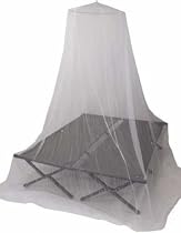 De Lux Moskitonetz für Doppelbetten 0,63x2,5x12,5m, weiß, 10x10x5 cm
