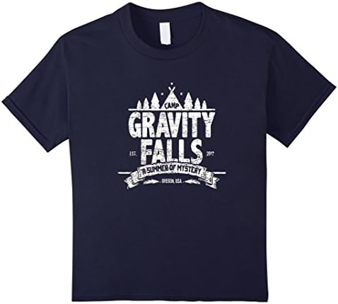 Kids camping t shirt 12 Navy