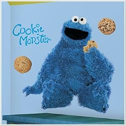 Cookie Monster Giant Wall Decal