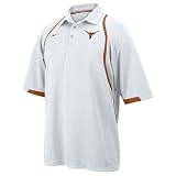 Nike Texas Longhorns White Preseason Dri-FIT Polo