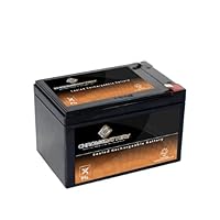 12V 14.2AH Sealed Lead Acid Battery - T2 Terminals - for ZB-12-14.2