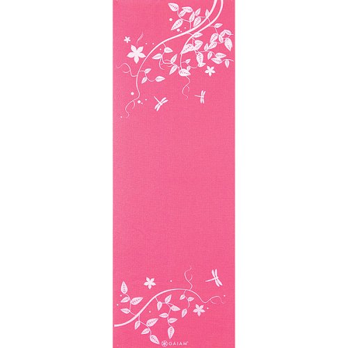 SportingGoods: Gaiam Printed Yoga Mat   Dragonfly
