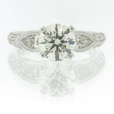 2.73ct Round Brilliant Cut Diamond Engagement 