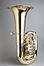 Tempest Agility Winds CC Tuba 5 Rotary Valves Brass with Nickel Silver Trim Case with Wheels