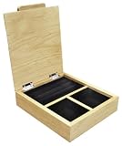 Infinity Instruments Basic Square Jewelry Box Natural