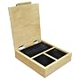 Infinity Instruments Basic Square Jewelry Box Natural