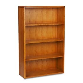 HON 92754JJ 92000 Series 36 by 13-1 8 by 57-1 8-Inch Bookcase with 4 Shelves, Henna Cherry by Hon