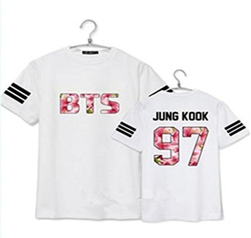 Redfly1 Bangtan Boys Cosplay BTS In Bloom White T-shirt Costumes, Jung Kook, L