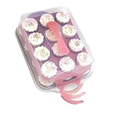 Bialetti Cupcake Carrier 24 ct. - Pink