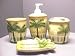 King PALM TREES Bathroom Bath Accessories Set Palms NEW