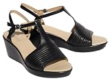 Rockport 'Minturn' Wedge Heel Sandals Womens - Black