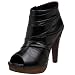 Miss Sixty Women's Jaiden Platform Peep Toe Boot