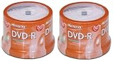 Memorex (2) 50 Pack 16X DVD-R Spindle Total of 100 Disks