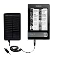 Solar Powered Rechargeable External Battery Pocket Charger for the Netronix Bookeen Cybook Gen 3 - uses Gomadic TipExchange Technology