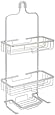 Zenna Home 7402AL, NeverRust Aluminum Shower Caddy, Satin Chrome