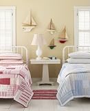 Martha Stewart Collection Striped Patchwork Quilt Set