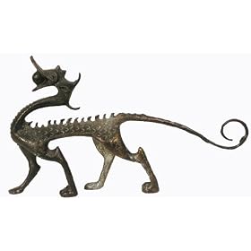 Dragon Statue Naga Land Tibet Sacred Stones Funny Dragon with Treasure Bead