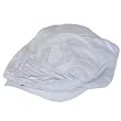 New Cotton Distressed Skull Embroidery Ivy Driving Hat Cap White