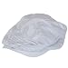 New Cotton Distressed Skull Embroidery Ivy Driving Hat Cap White
