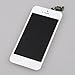 for iPhone 5 White LCD Display Touch Screen Glass Digitizer Assembly With Spare Parts (Home Button & Camera & Flex Cable Sensor)