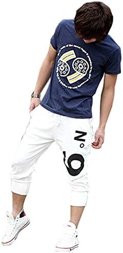 Men's 3/4 Jogger Sport Short Baggy Pants Loose Slacks Harem Trousers