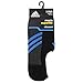 adidas Men's Climacool Superlite Super No Show Sock (3-Pair), Black/Shock Blue/Graphite, Large