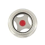 uxcell オイルレベルサイトグラス　フィッティング　金属ケース　オイルレベル点検窓　エアーコンプレッサー用アクセサリ　27mm