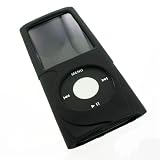 Premium Anti-Dust Skin case Package for Apple iPod Nano 4th Generation 8GB, 16GB Silicone Case for Nano Chromatic 4th Gen + Sock for Nano + Screen Protector