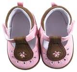Luvable Friends Girl's Cut-Out Shoe for Baby, Flower